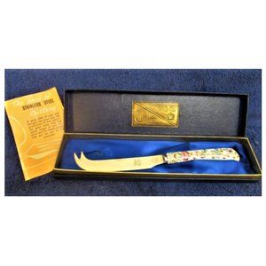 COALPORT cheese knife with CUTLASS sheffield blade in gift box